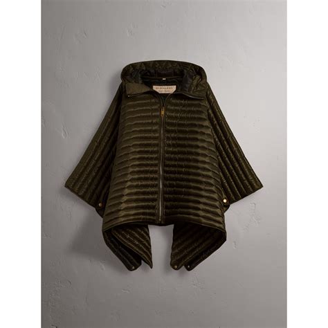 burberry down filled cape|burberry capes on sale.